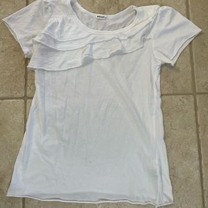 LA Made girls ruffle tee